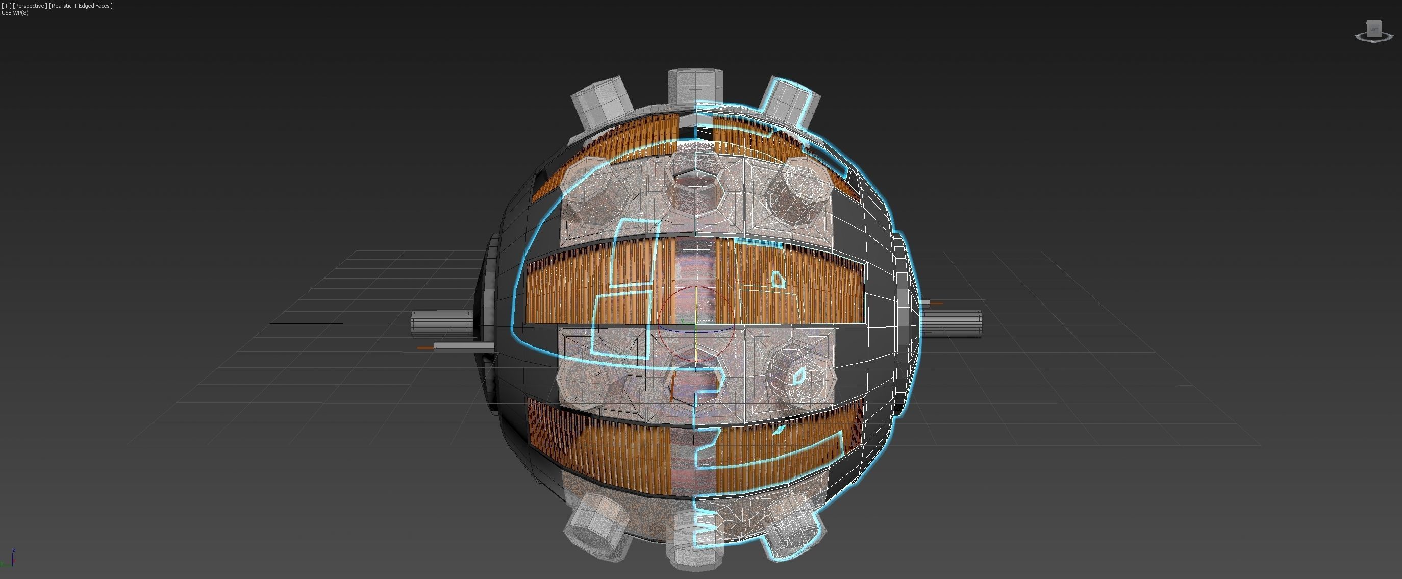 Aero Vortex Motor Generator - Concept 3D model_24