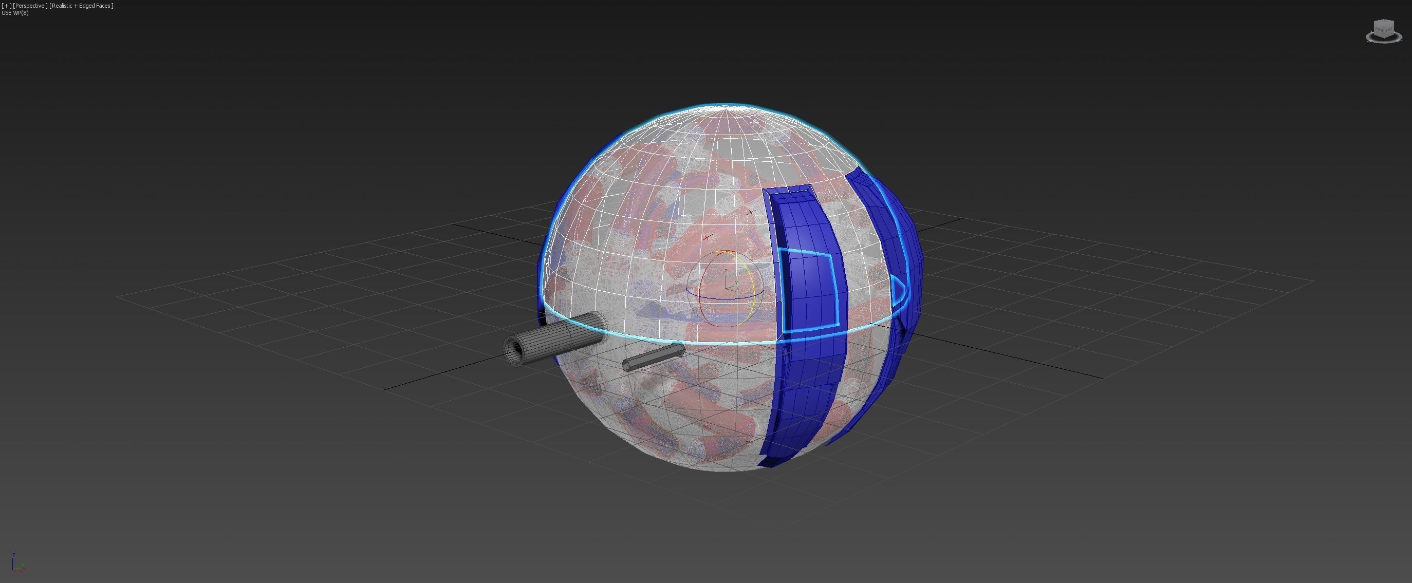 Aero Vortex Motor Generator - Concept 3D model_10