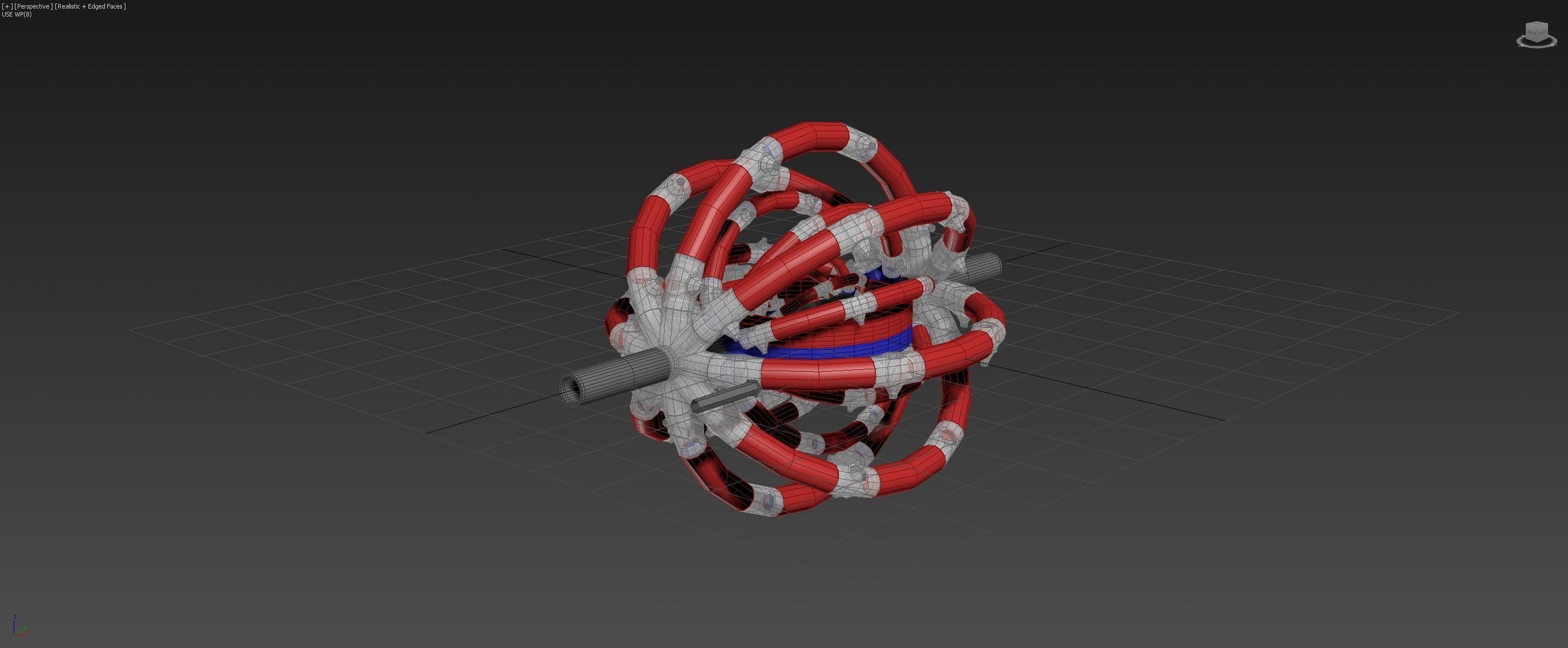 Aero Vortex Motor Generator - Concept 3D model_13