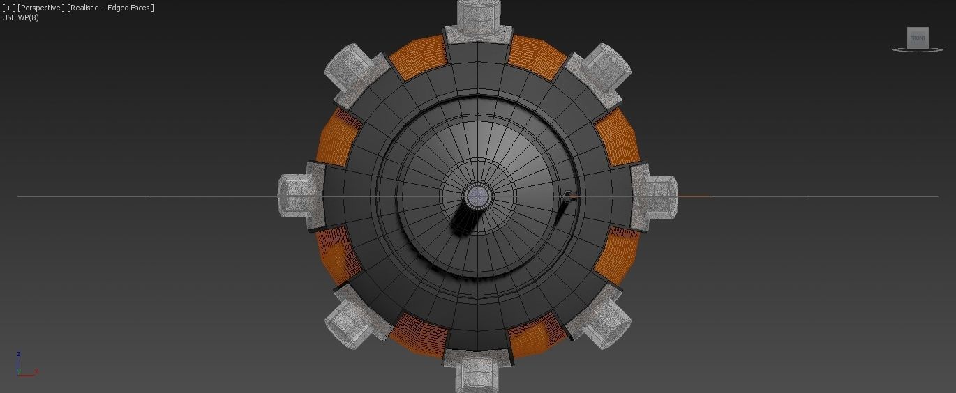 Aero Vortex Motor Generator - Concept 3D model_28