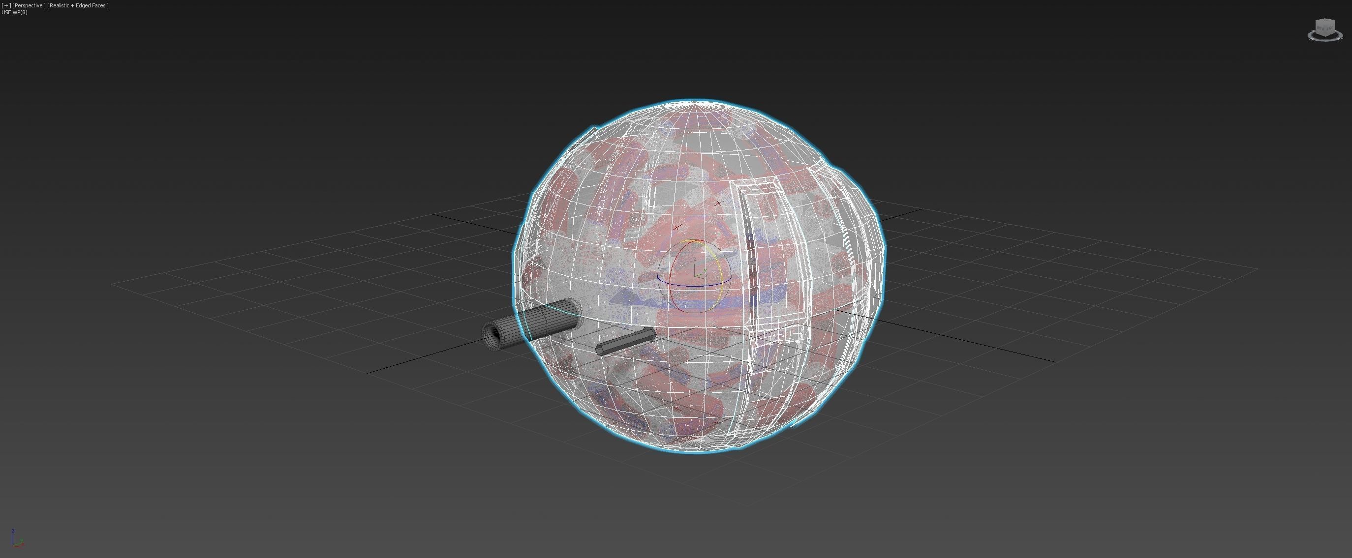 Aero Vortex Motor Generator - Concept 3D model_12