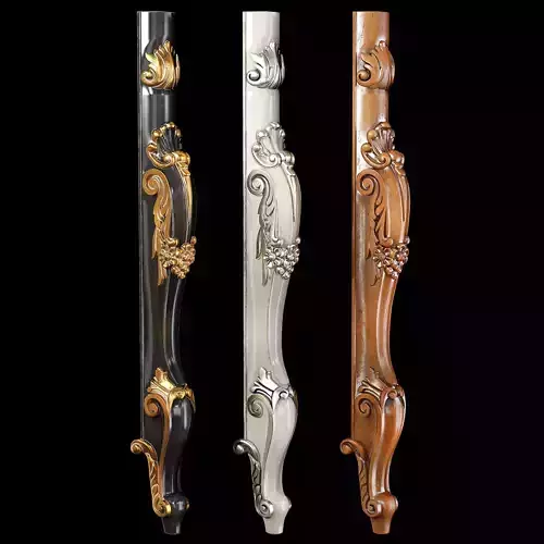 Classic leg 028 3D model