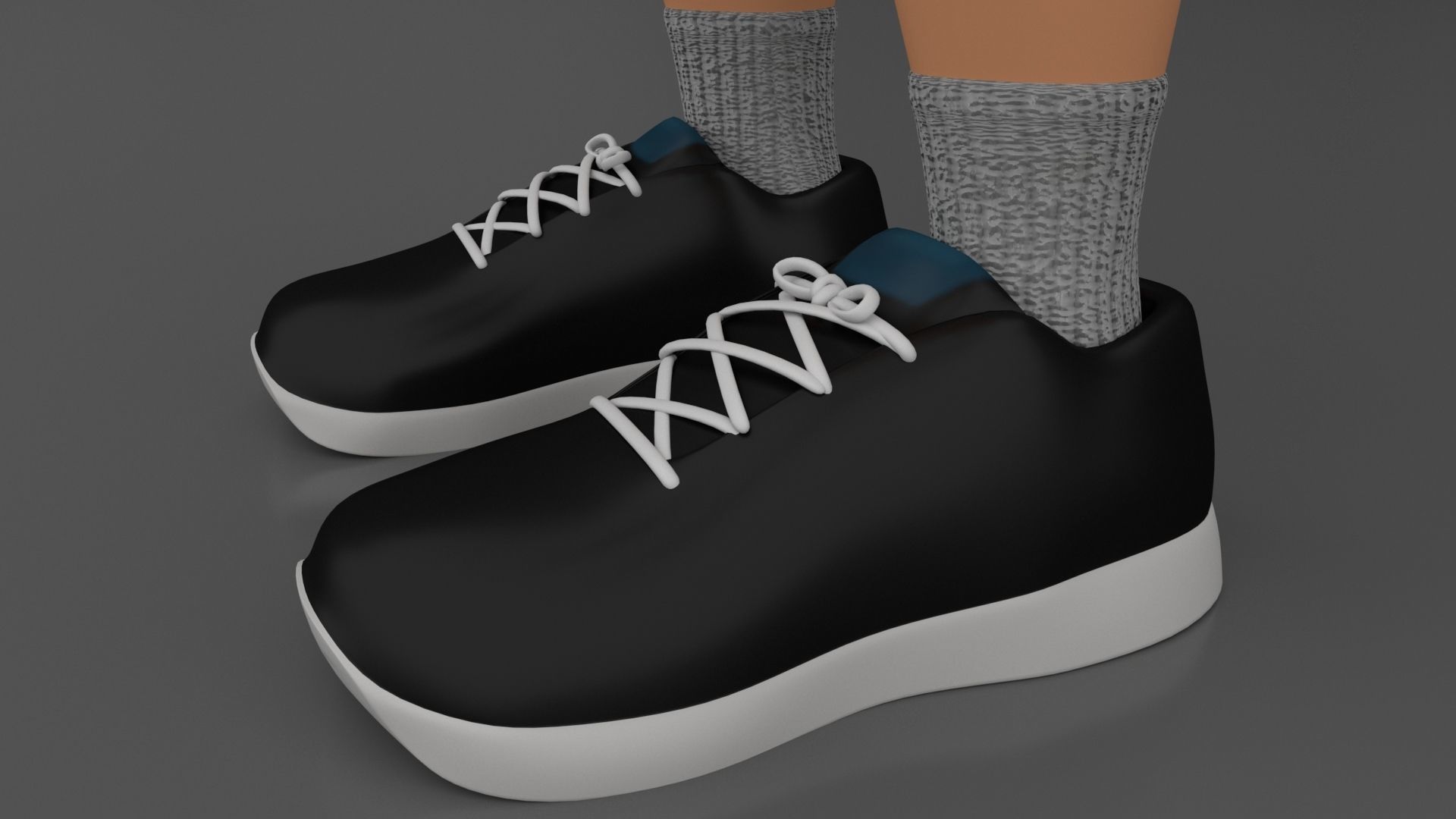 Kid Cartoon Rigged Low-poly 3D model_11