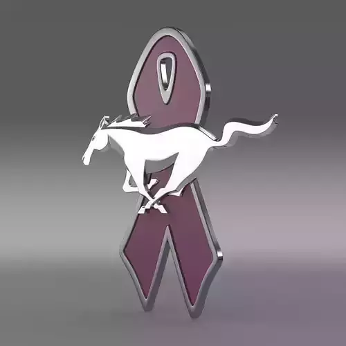 Mustang WIP 2010 logo 3D model