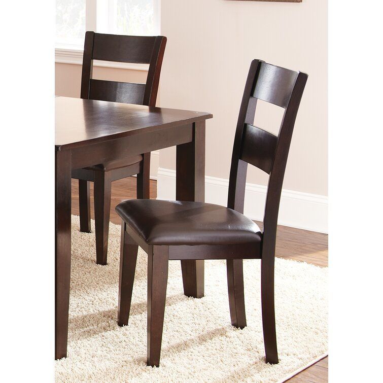 Wynwood Ladder Back Side Chair Dark Espresso Cherry 3D model_3