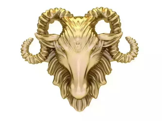 head goat for jewelry 3070