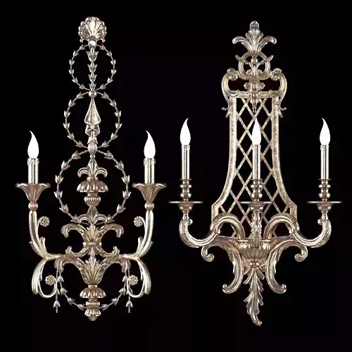 roberto giovannini wall light art 1042 3D model