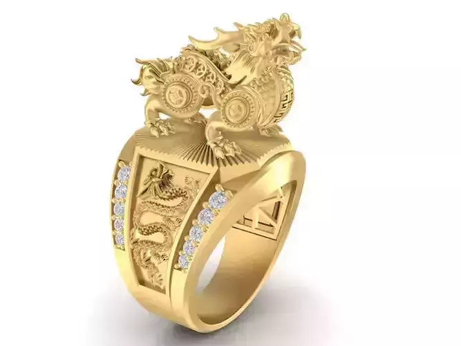 Luxury Dragon Ring 3073