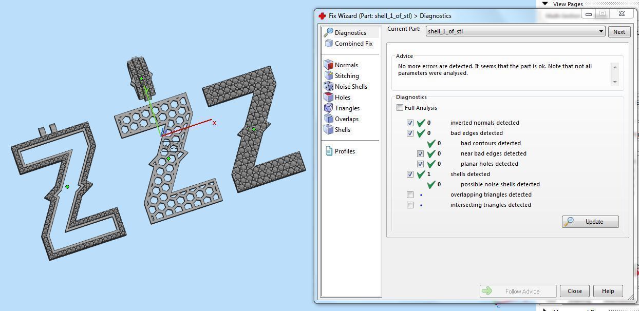 CURVED Z letter pendant gold with diamonds 3D print model_10