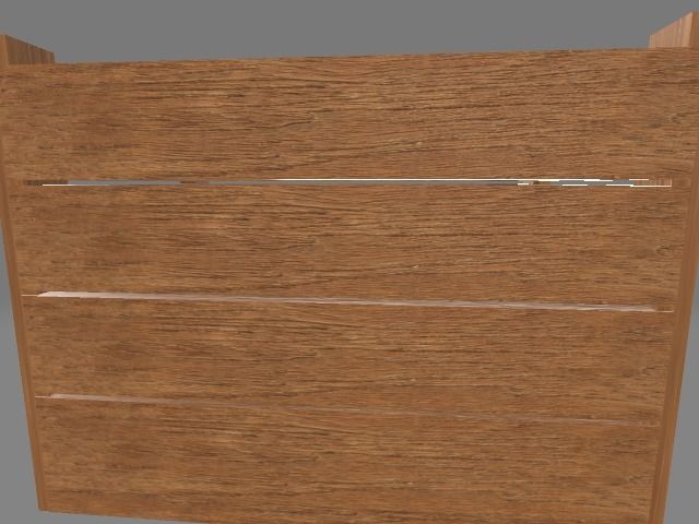 Wooden-Crate wooden box Free low-poly 3D model_3