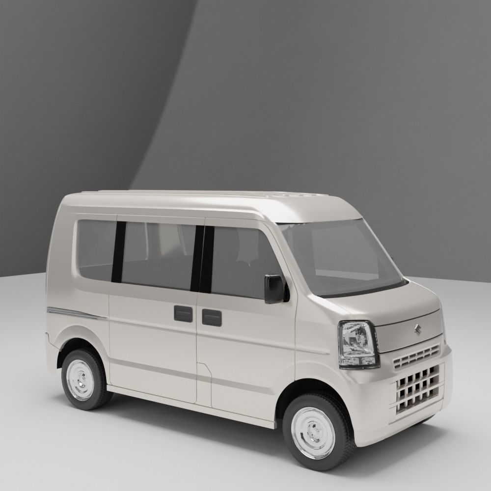 Suzuki Carry Every PC Kei car 3D model | CGTrader