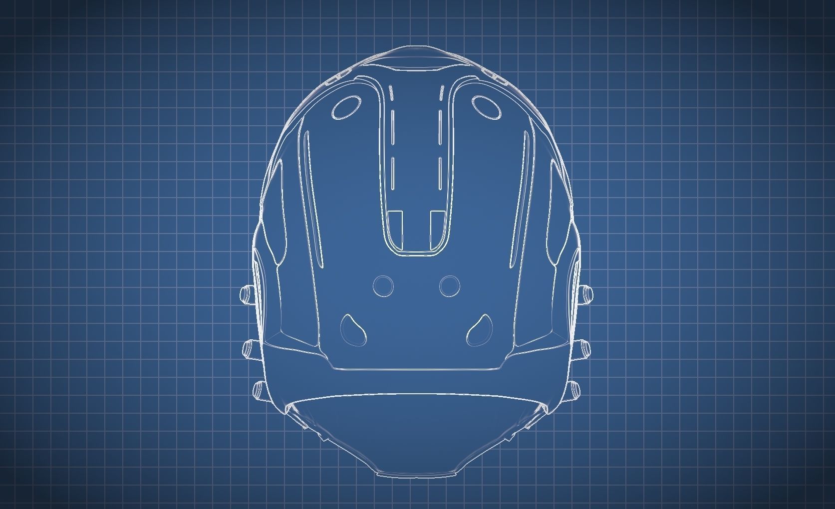 Doom girl Helmet 3D print model_21