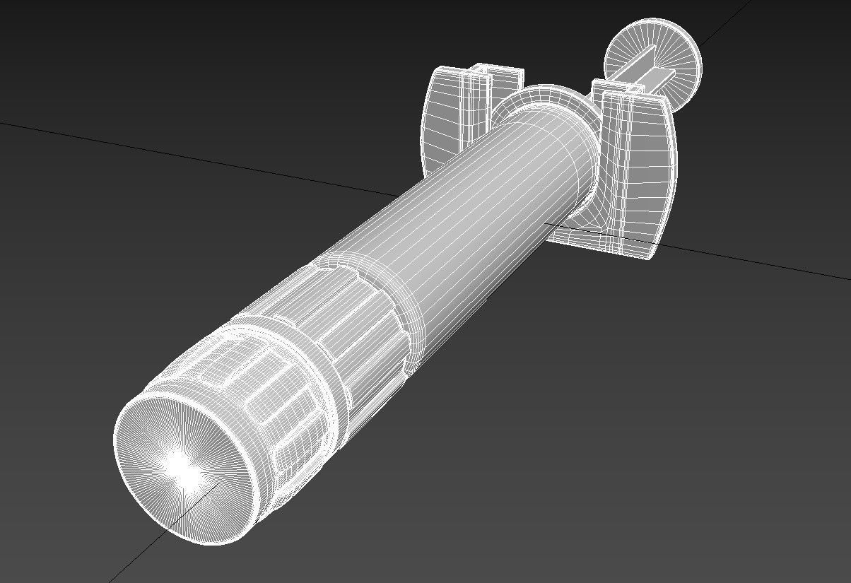 Pediarix Syringe 3D model_6