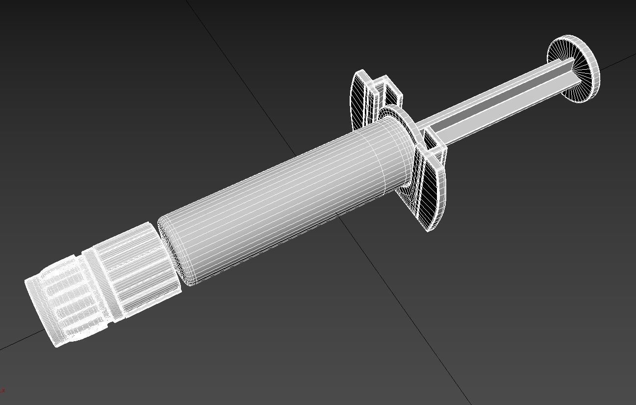 Pediarix Syringe 3D model_5
