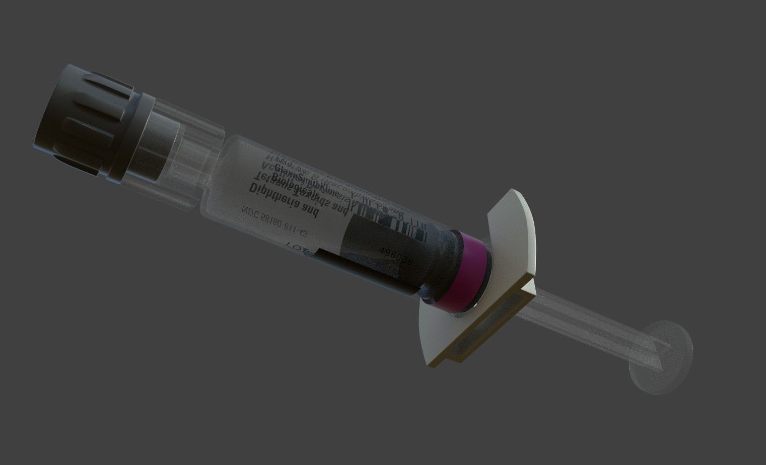 Pediarix Syringe 3D model_3
