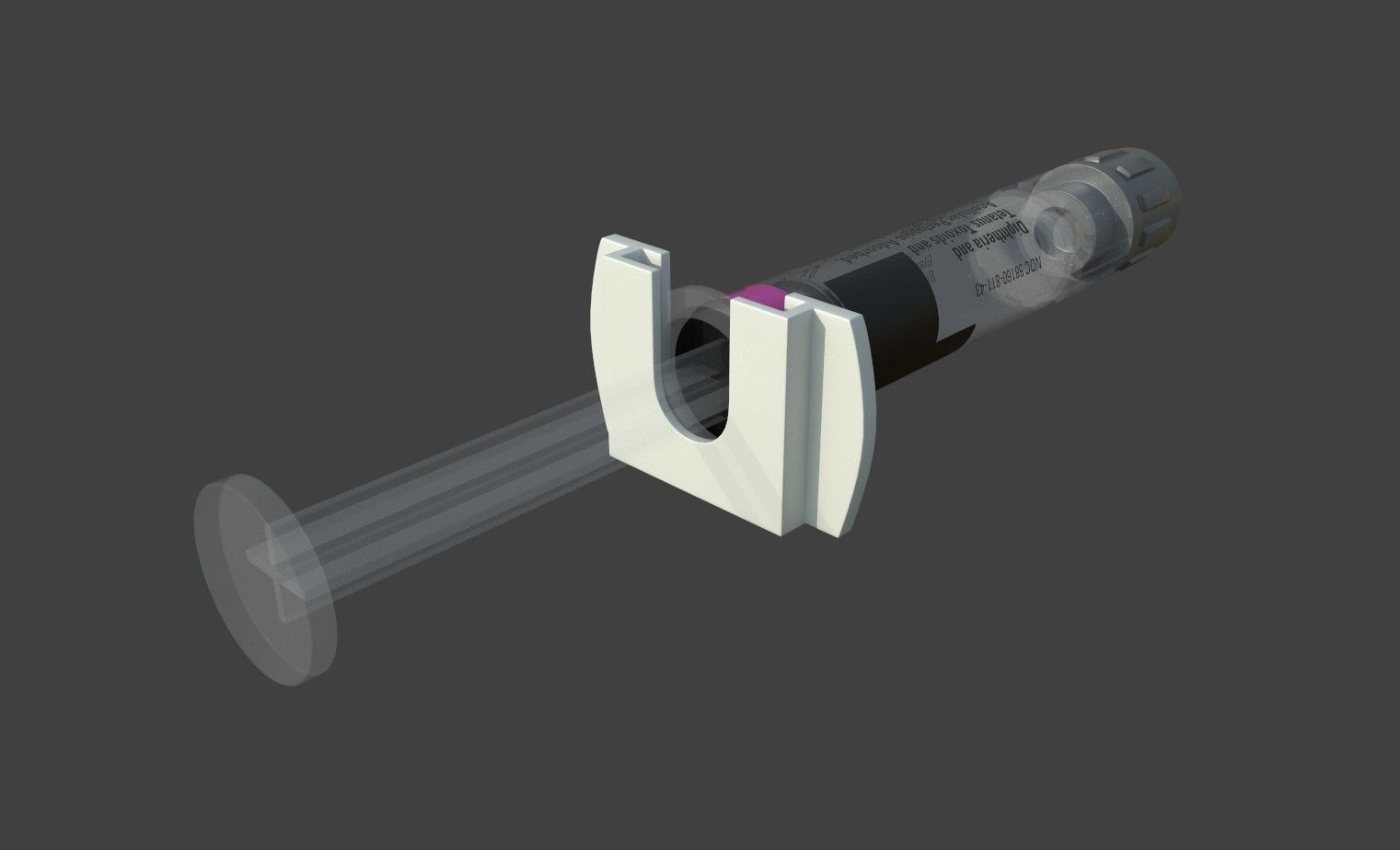 Pediarix Syringe 3D model_4