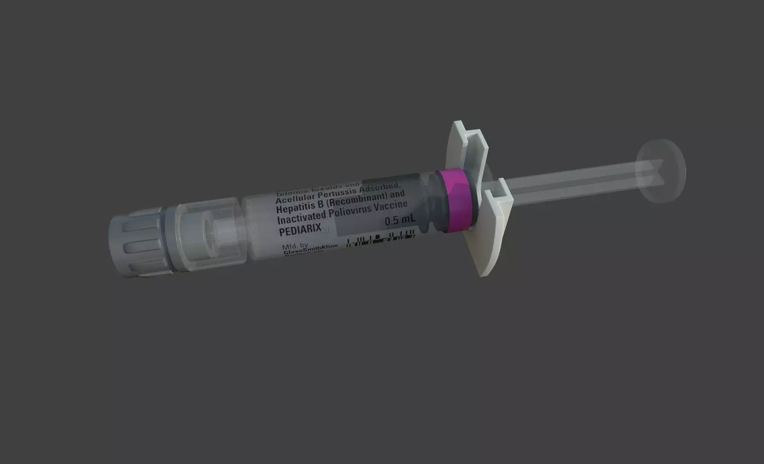 Pediarix Syringe 3D model_0