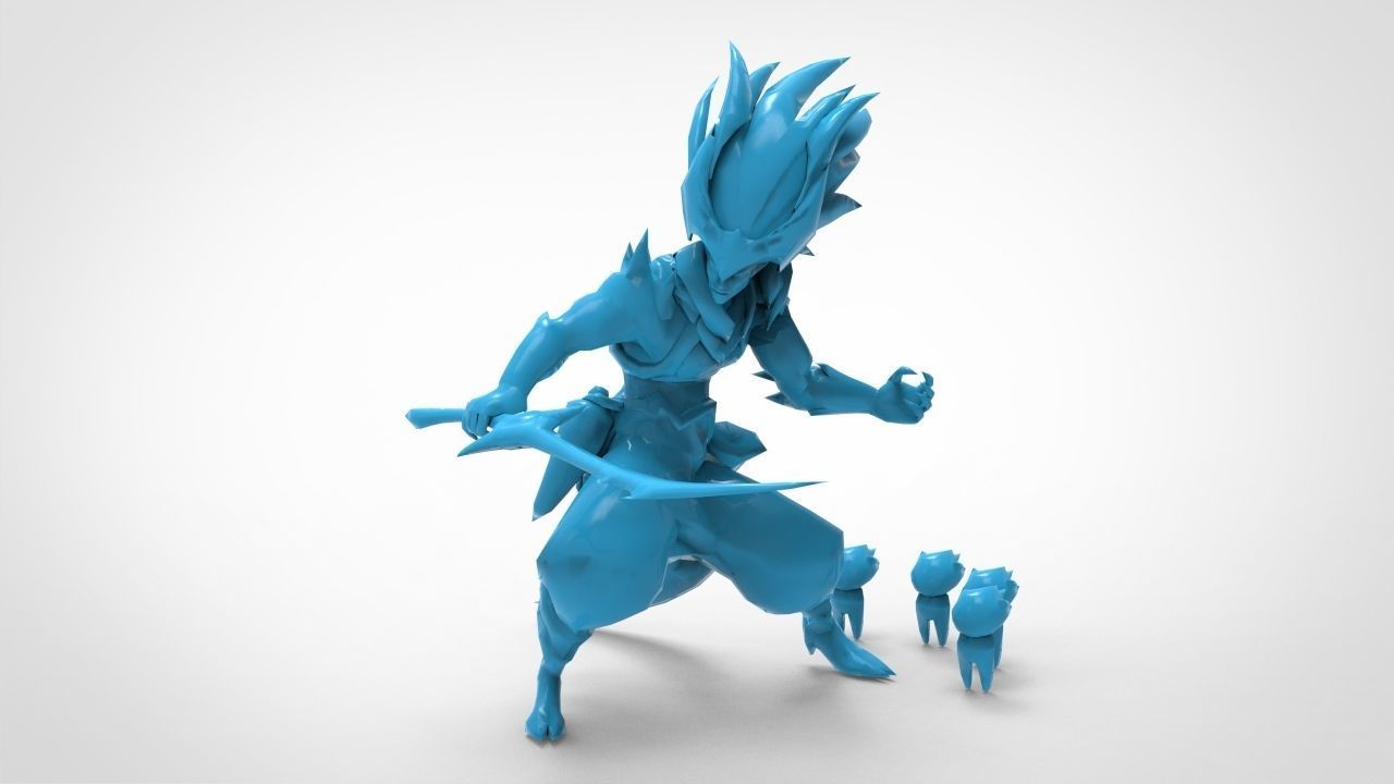 Nightbringer Yasuo - League of Legends 3D print model_7