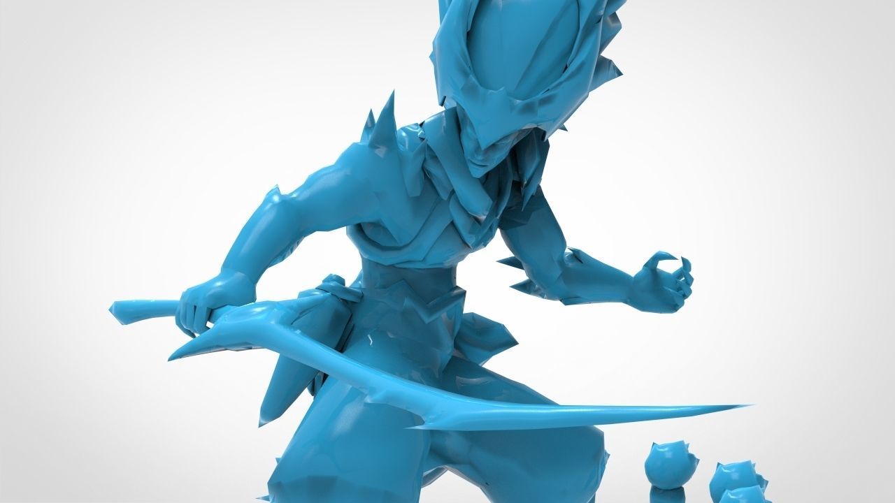 Nightbringer Yasuo - League of Legends 3D print model_11