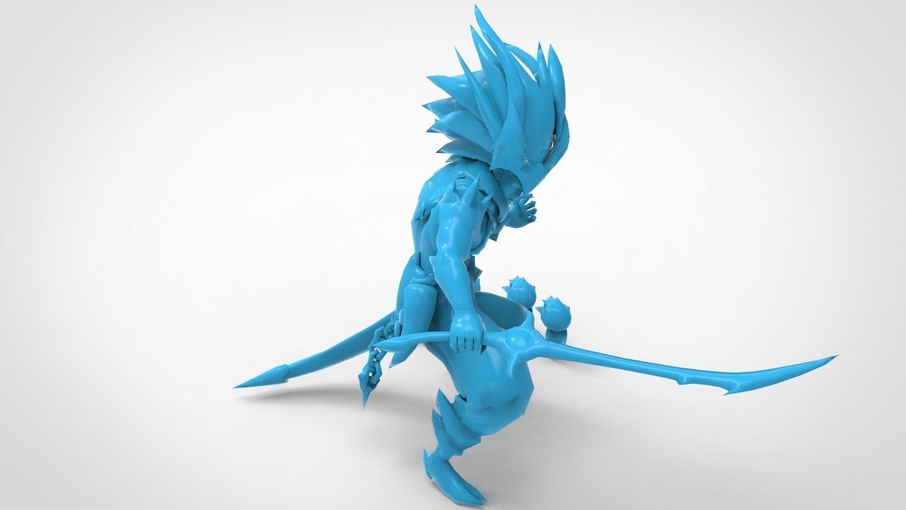 Nightbringer Yasuo - League of Legends 3D print model_10