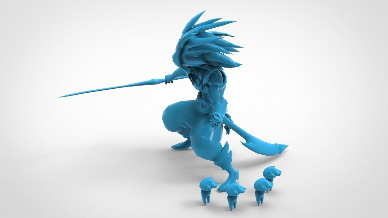 Nightbringer Yasuo - League of Legends 3D print model_8