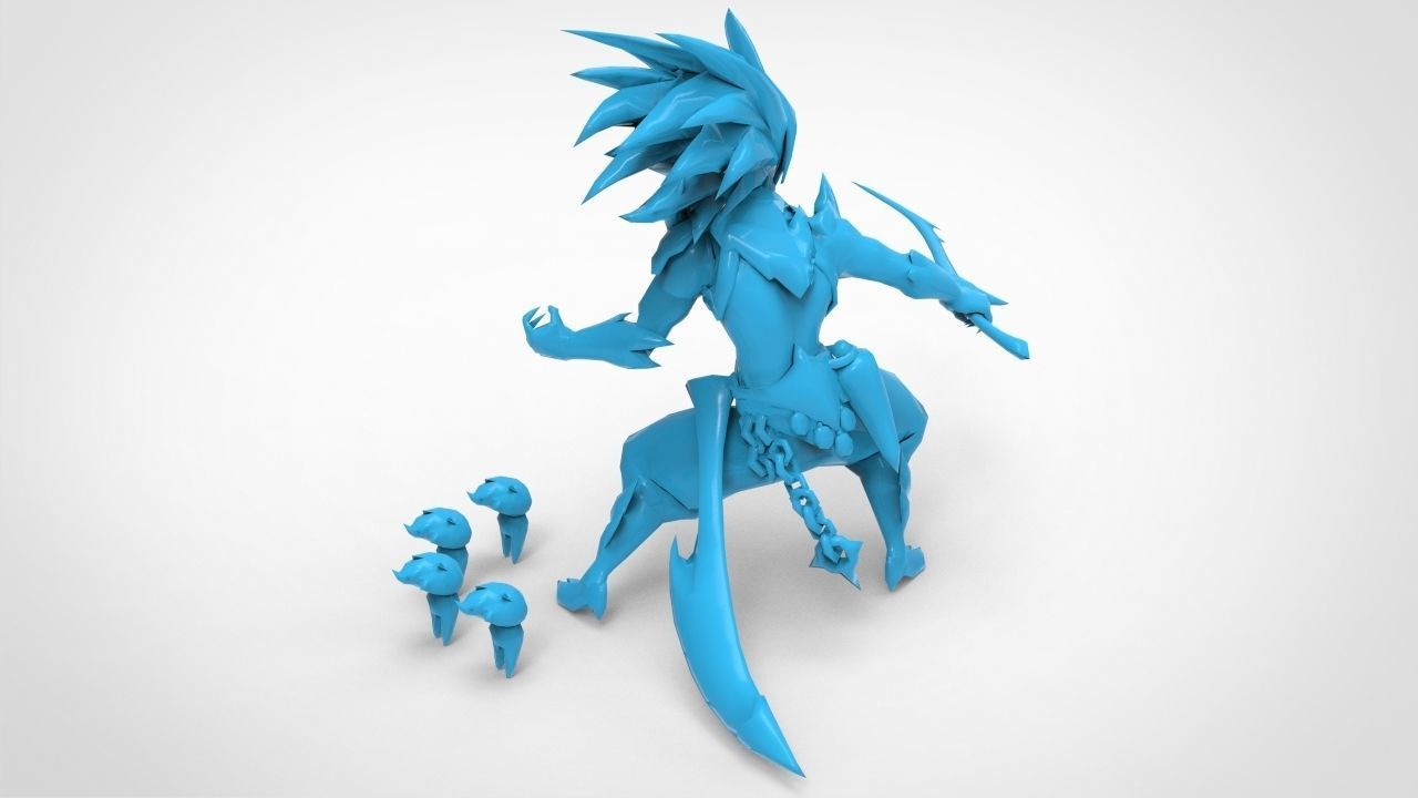 Nightbringer Yasuo - League of Legends 3D print model_9