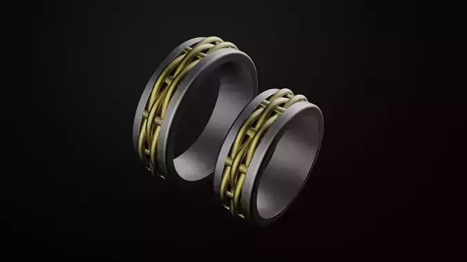 Braided wedding rings