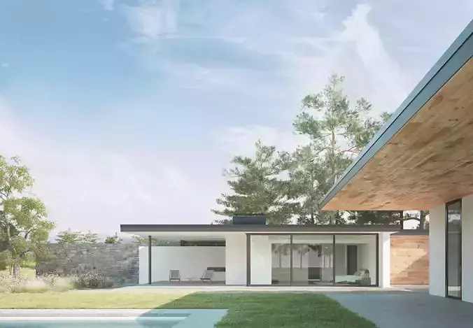 House Set On The Valley