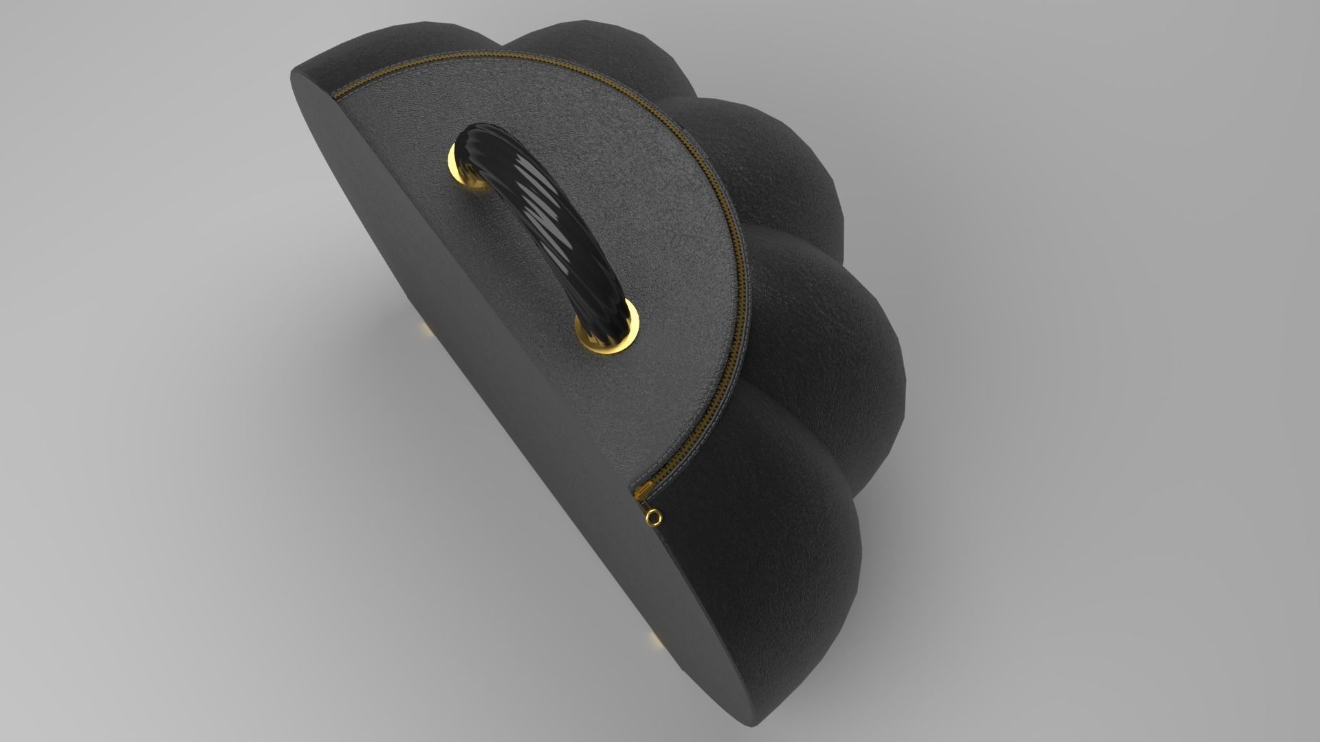 The Pumpky Bag Rounded and chic 3D model_9