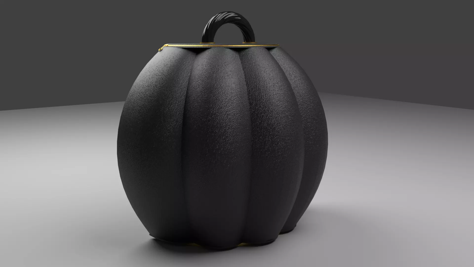 The Pumpky Bag Rounded and chic 3D model_0
