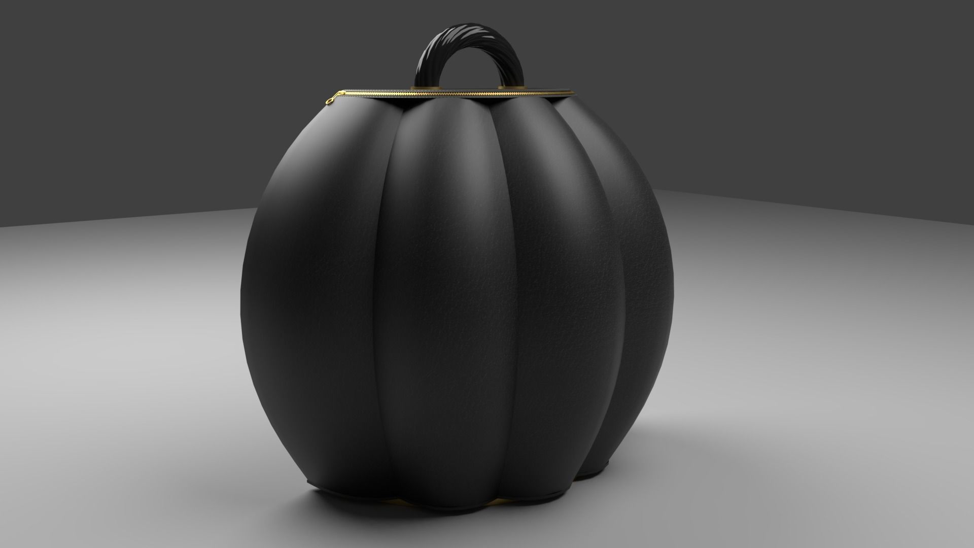 The Pumpky Bag Rounded and chic 3D model_1