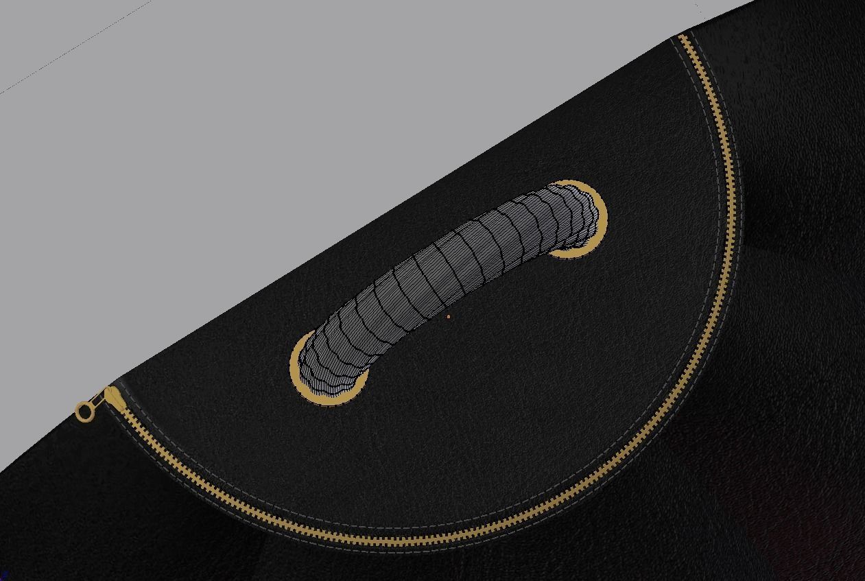 The Pumpky Bag Rounded and chic 3D model_13