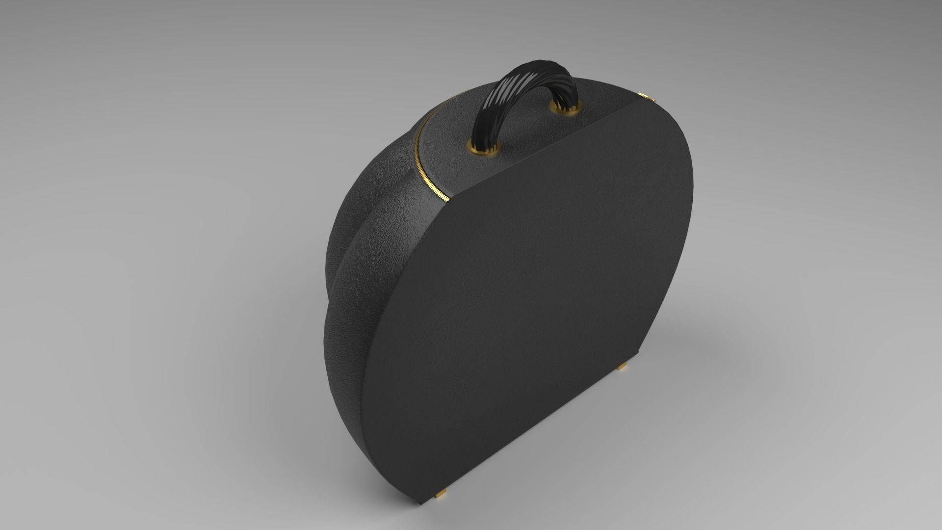 The Pumpky Bag Rounded and chic 3D model_6