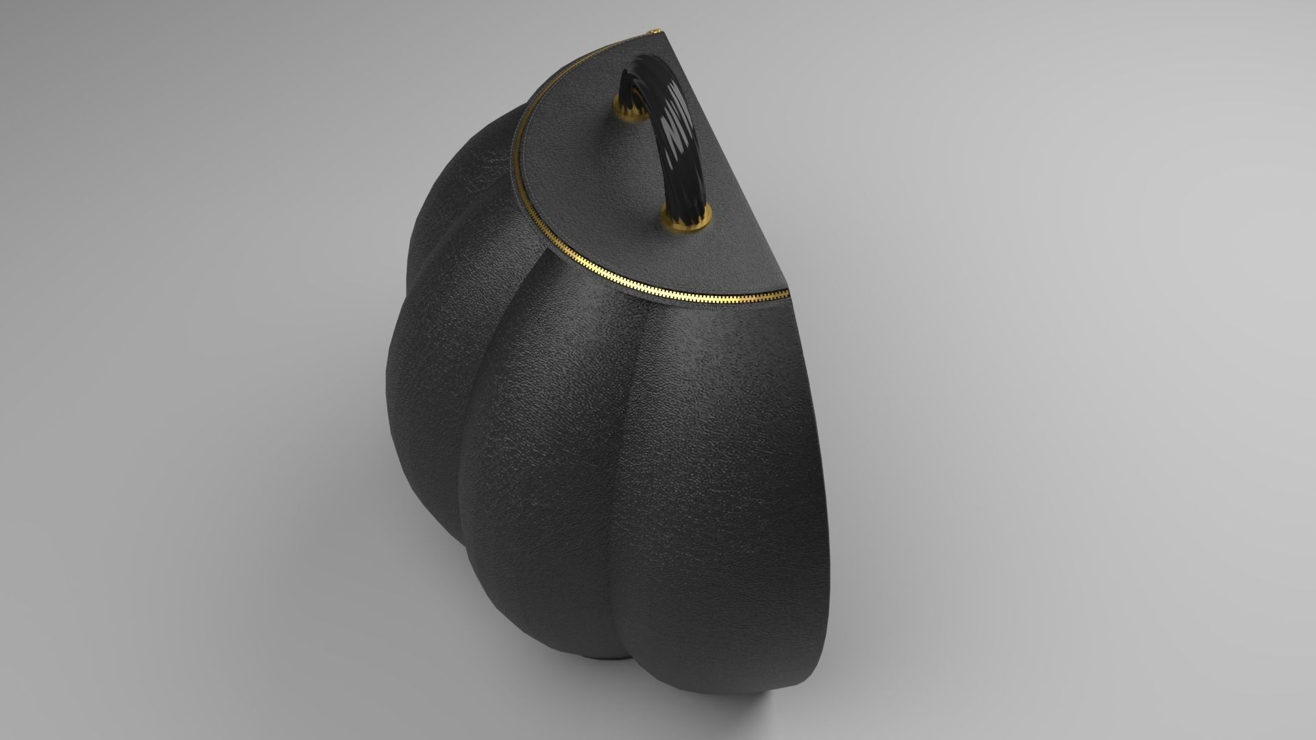 The Pumpky Bag Rounded and chic 3D model_4