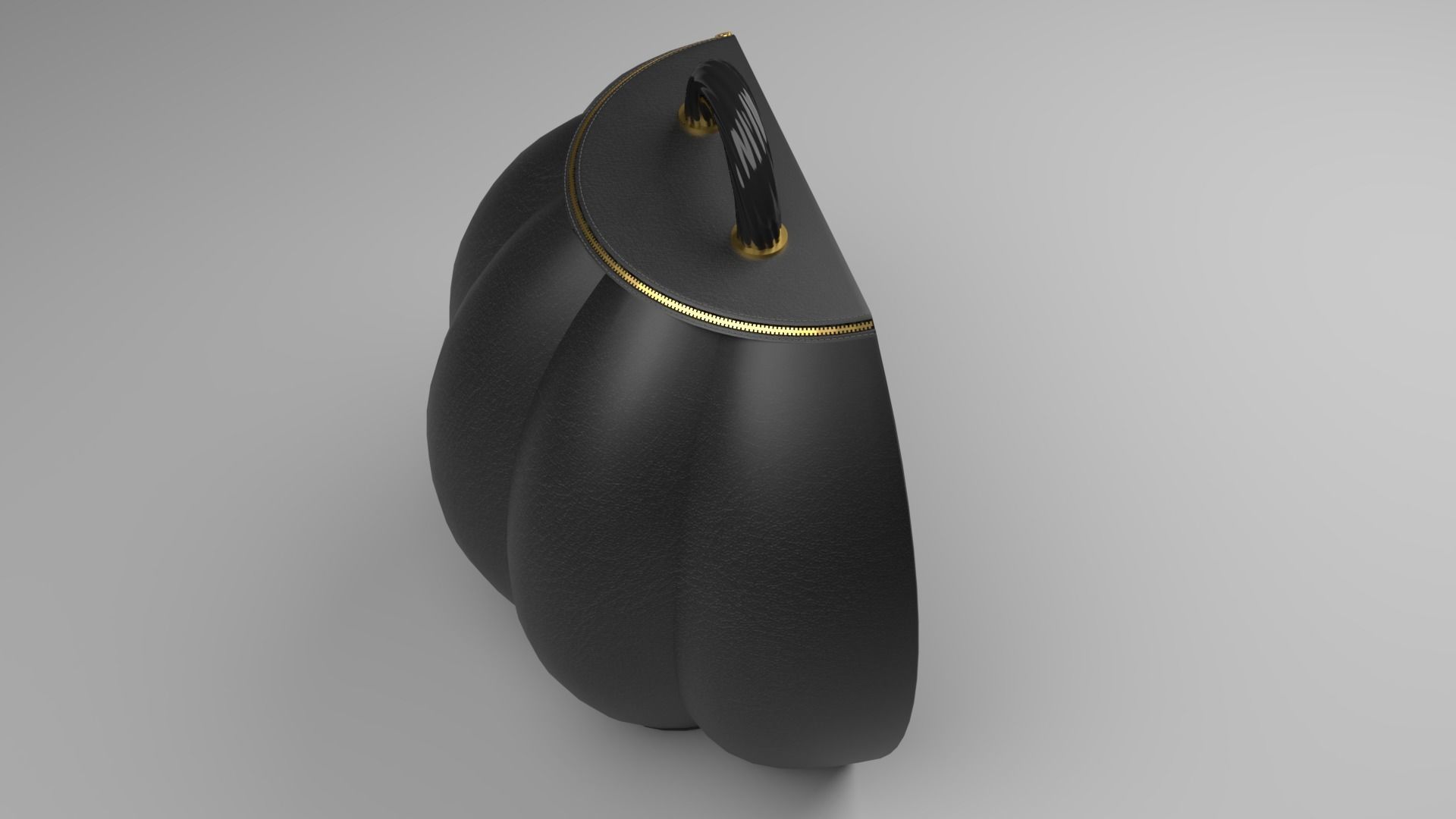 The Pumpky Bag Rounded and chic 3D model_5
