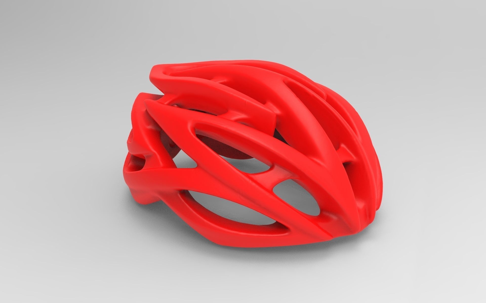 light weight bicycle helmet 3D model_2