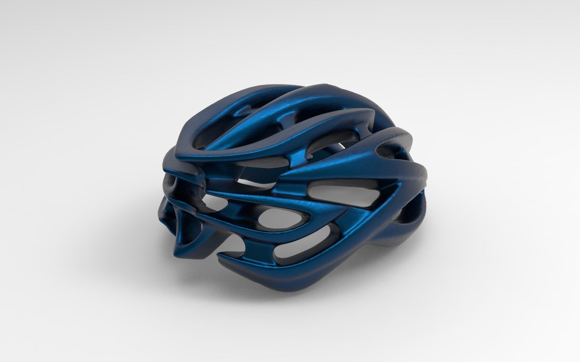 light weight bicycle helmet 3D model_1