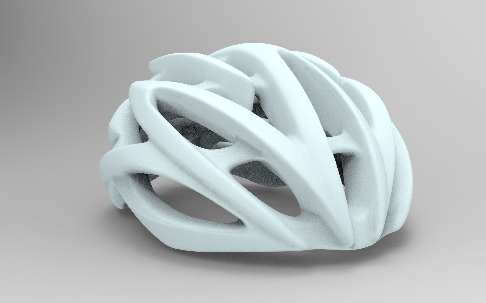 light weight bicycle helmet 3D model_9