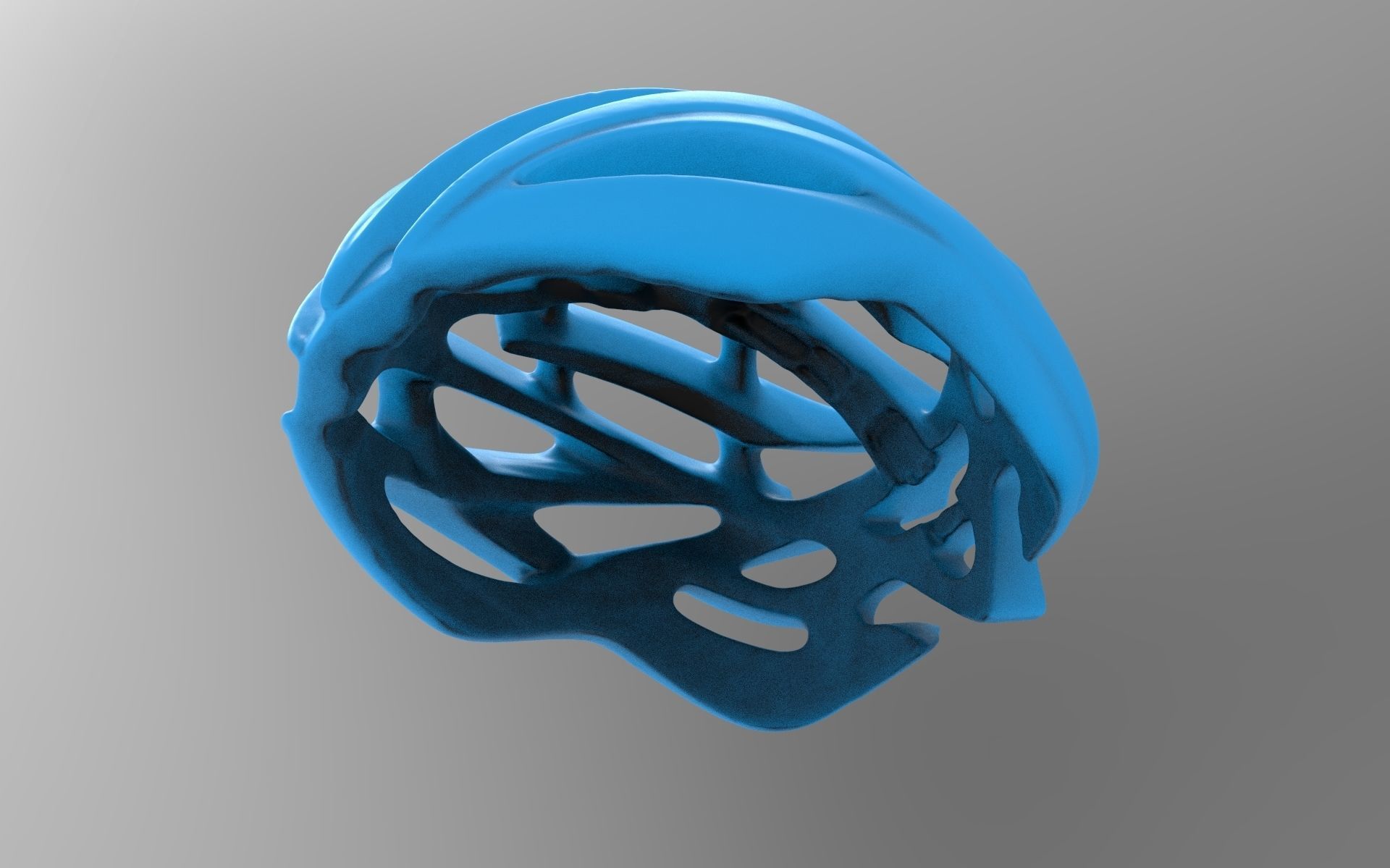light weight bicycle helmet 3D model_5