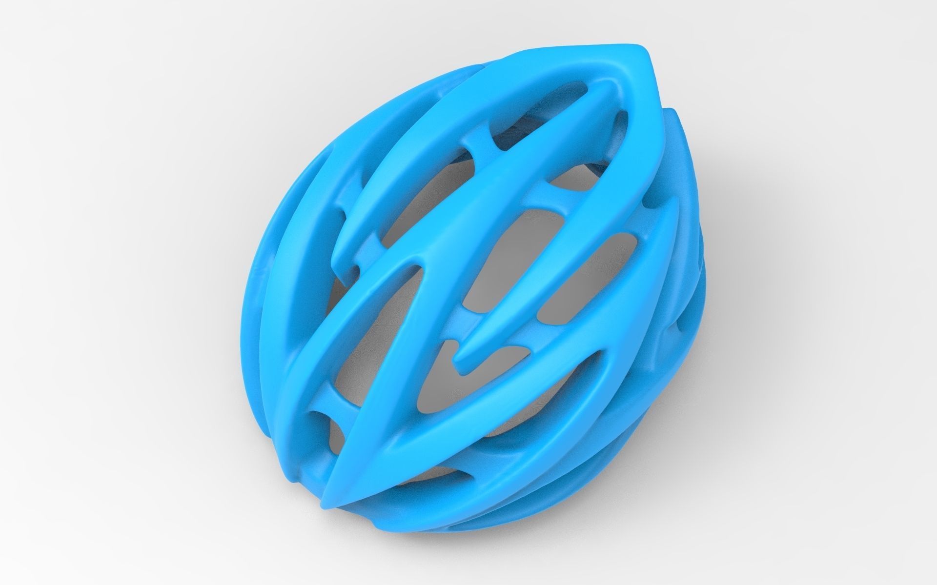 light weight bicycle helmet 3D model_7
