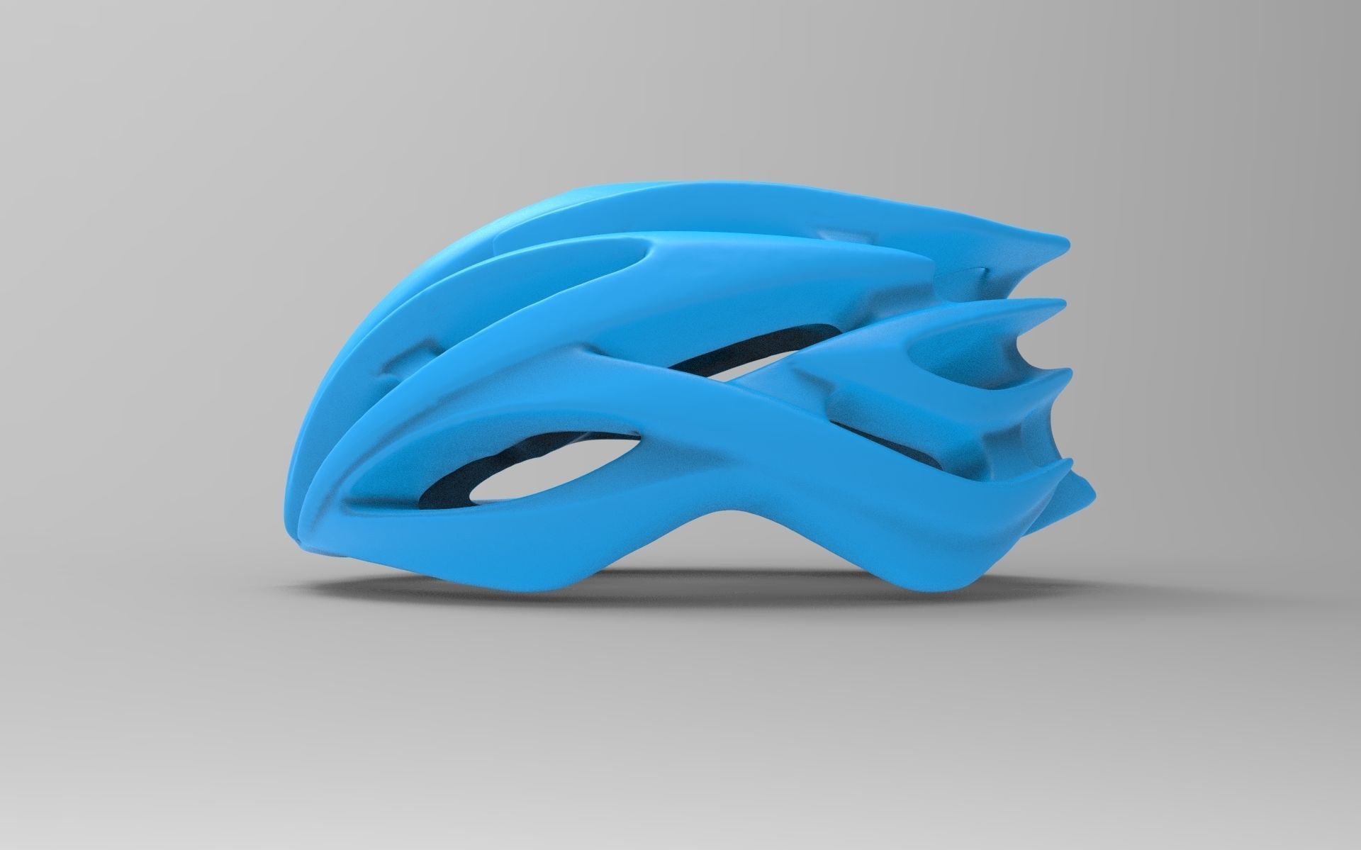 light weight bicycle helmet 3D model_4