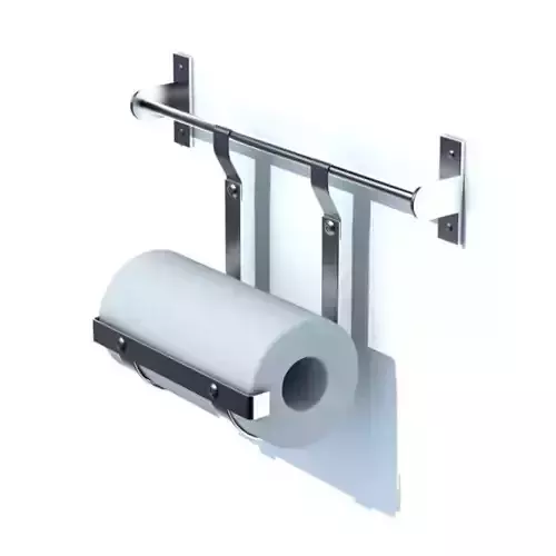 Metallic Paper Towel Holder