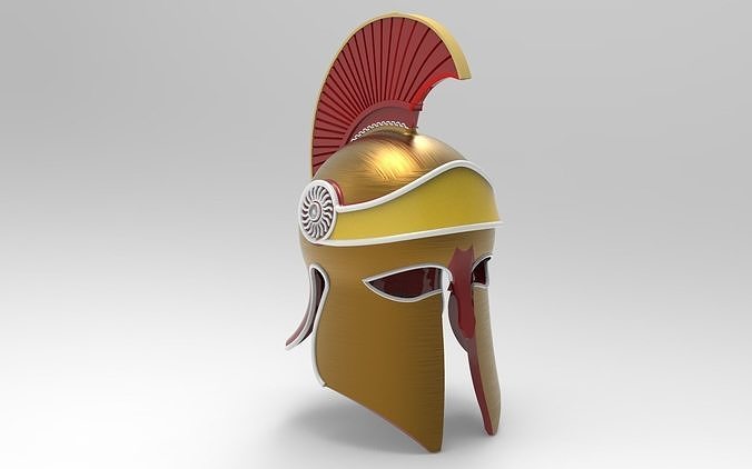 Hoplite Corinthian Helmet - Ancient Greece Spartan Army 3D model