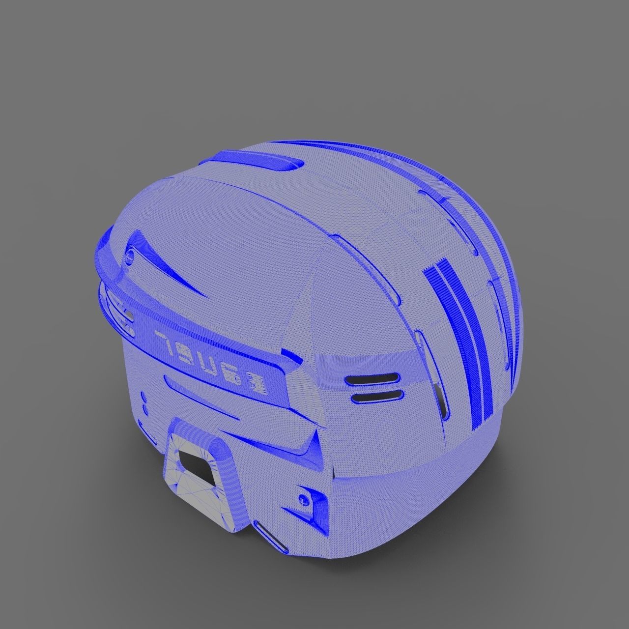 Hockey Helmet 3D model_10