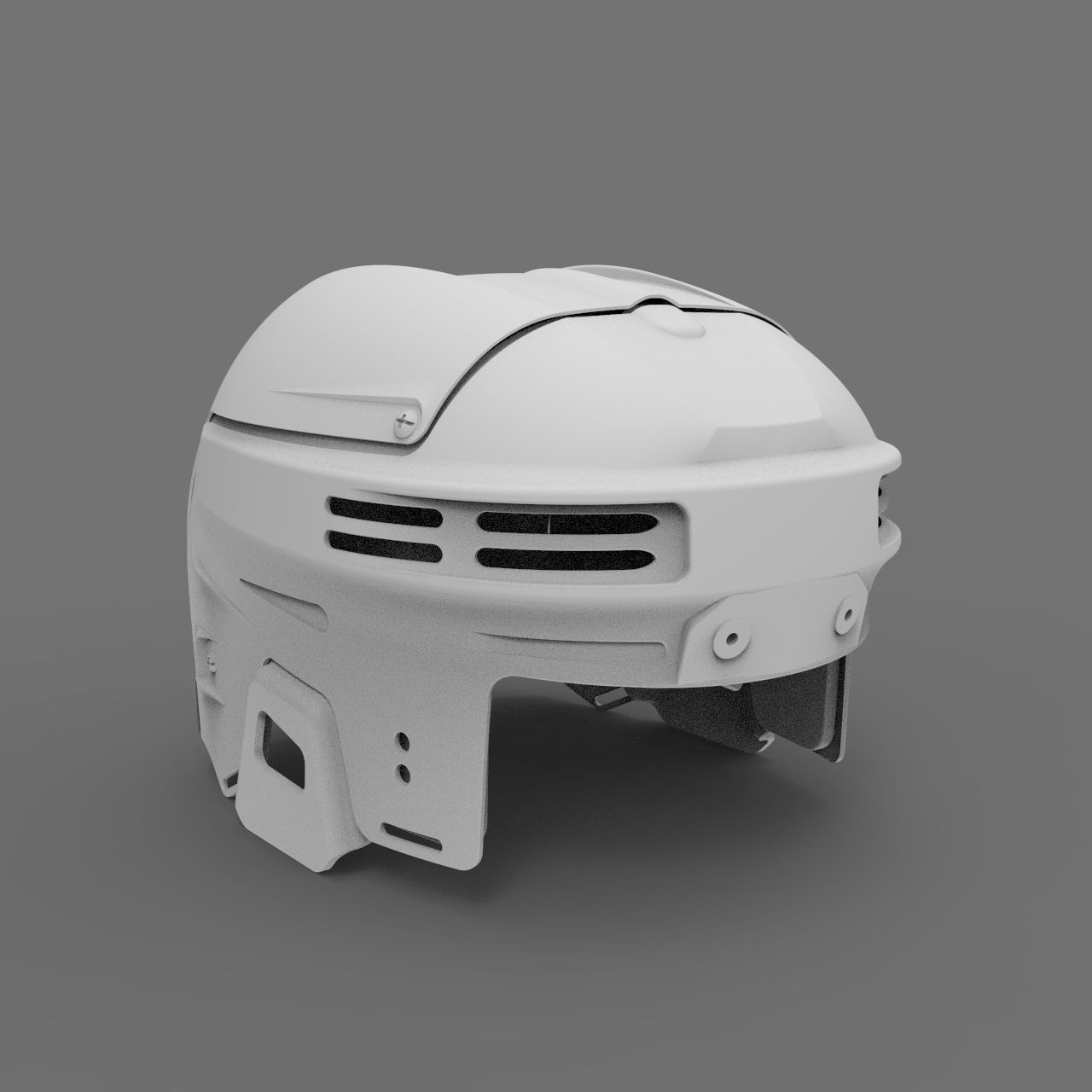 Hockey Helmet 3D model_8