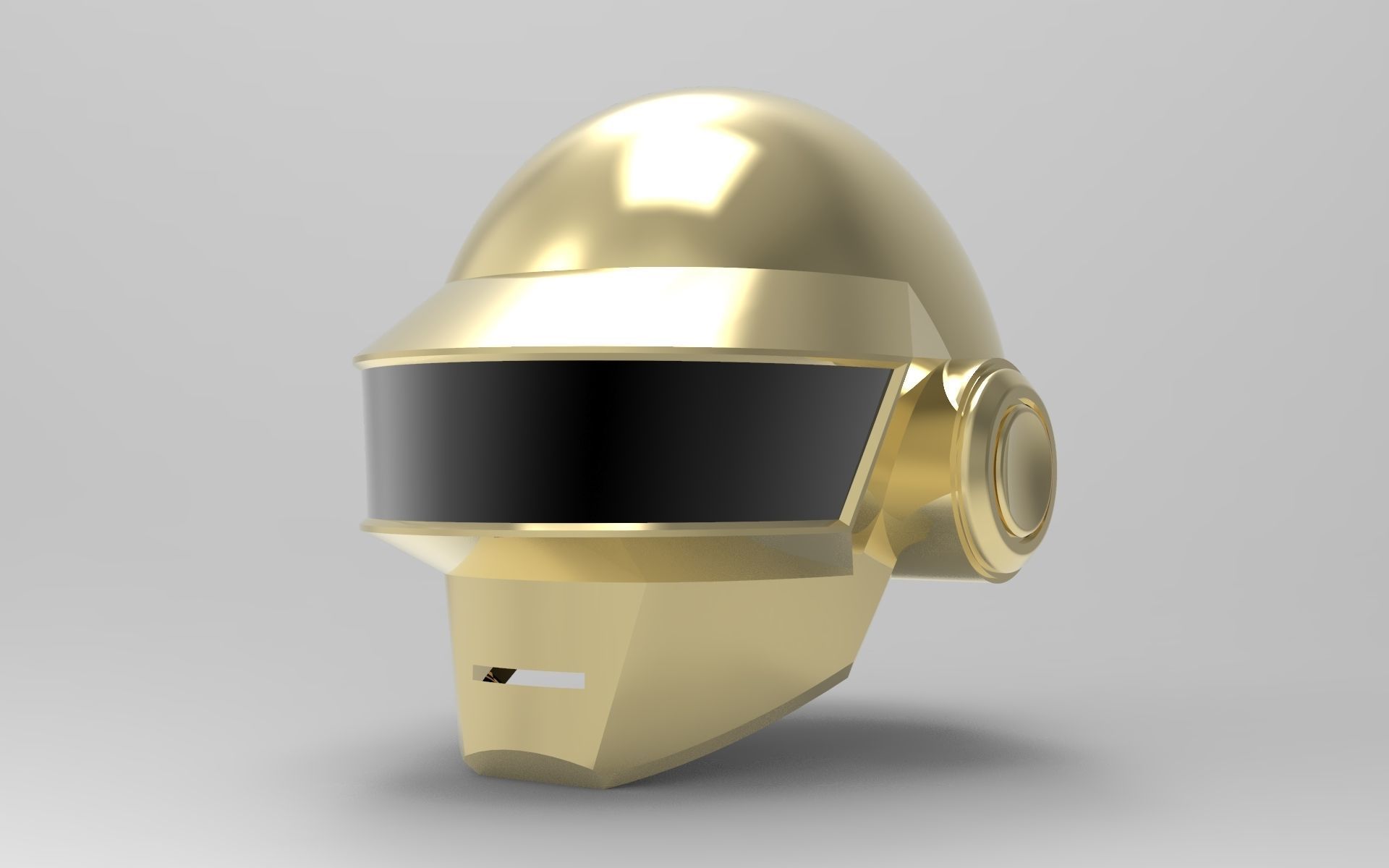 Daft Punk Thomas Bangalter helmet 3D model_8