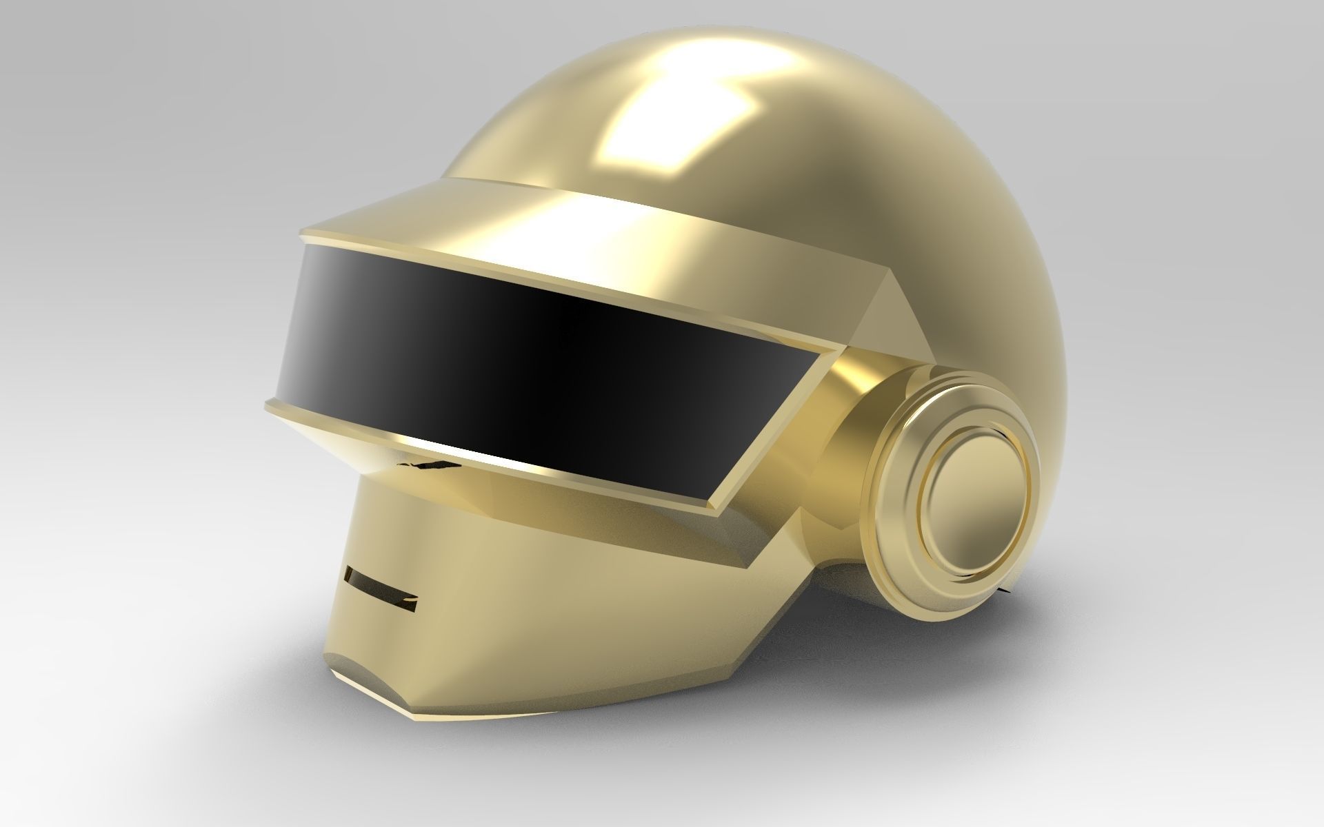 Daft Punk Thomas Bangalter helmet 3D model_9