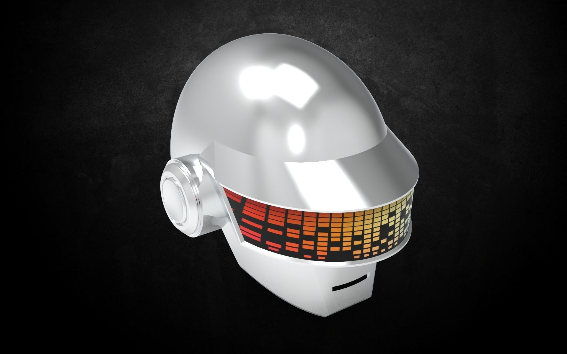 Daft Punk Thomas Bangalter helmet 3D model_3