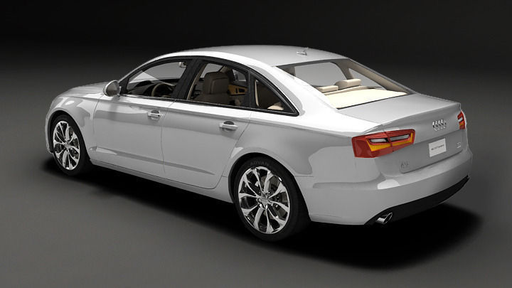 Audi A6 2012 3D model_3
