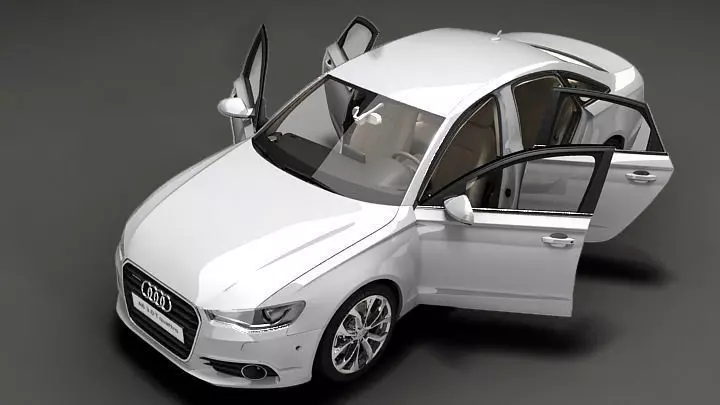 Audi A6 2012 3D model_0